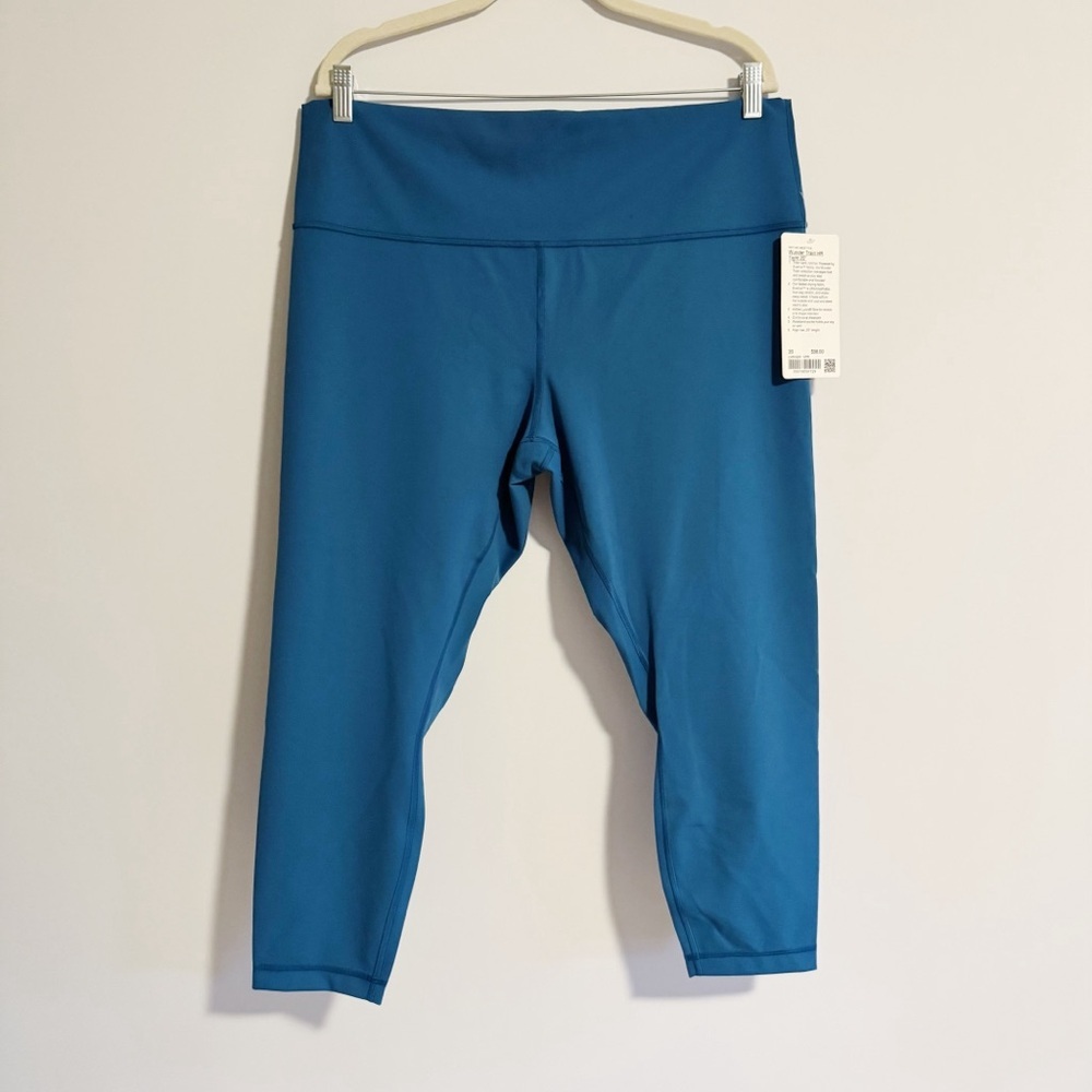 Lululemon - Blue Wunder Train High Rise Tight 25”